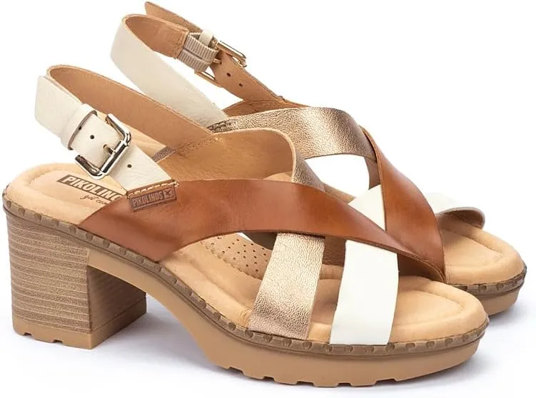 PIKOLINOS Heeled Sandals Leather Canarias for Woman