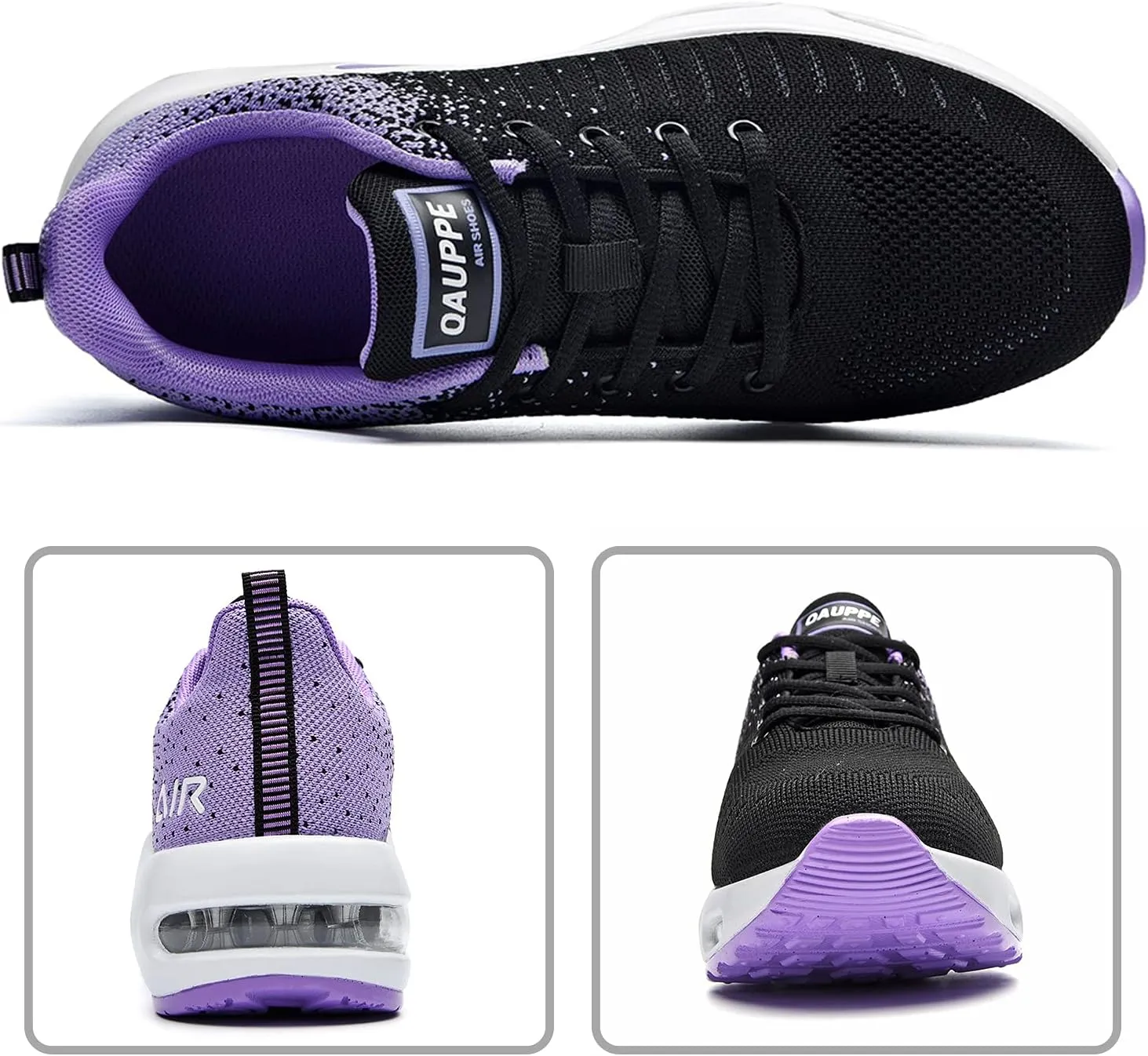 QAUPPE Womens Fashion Lightweight Air Sports Walking Sneakers Breathable Gym Jogging Running Tennis Shoes US 5.5-11 B(M)…