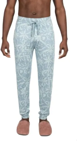 SAXX SXLP33-SPD-L Snooze Pant Splash Palms- Desert Blue L