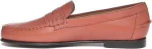 Sebago Women's Danielle Pop Loafer – Full-Grain Leather Slip-On Moccasin with Leather Sole and Rubber Heel