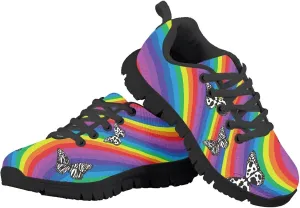 SYtrade Kids Girls Lightweight Tennis Running Sports Athletic Sneakers Lace-Up Shoes