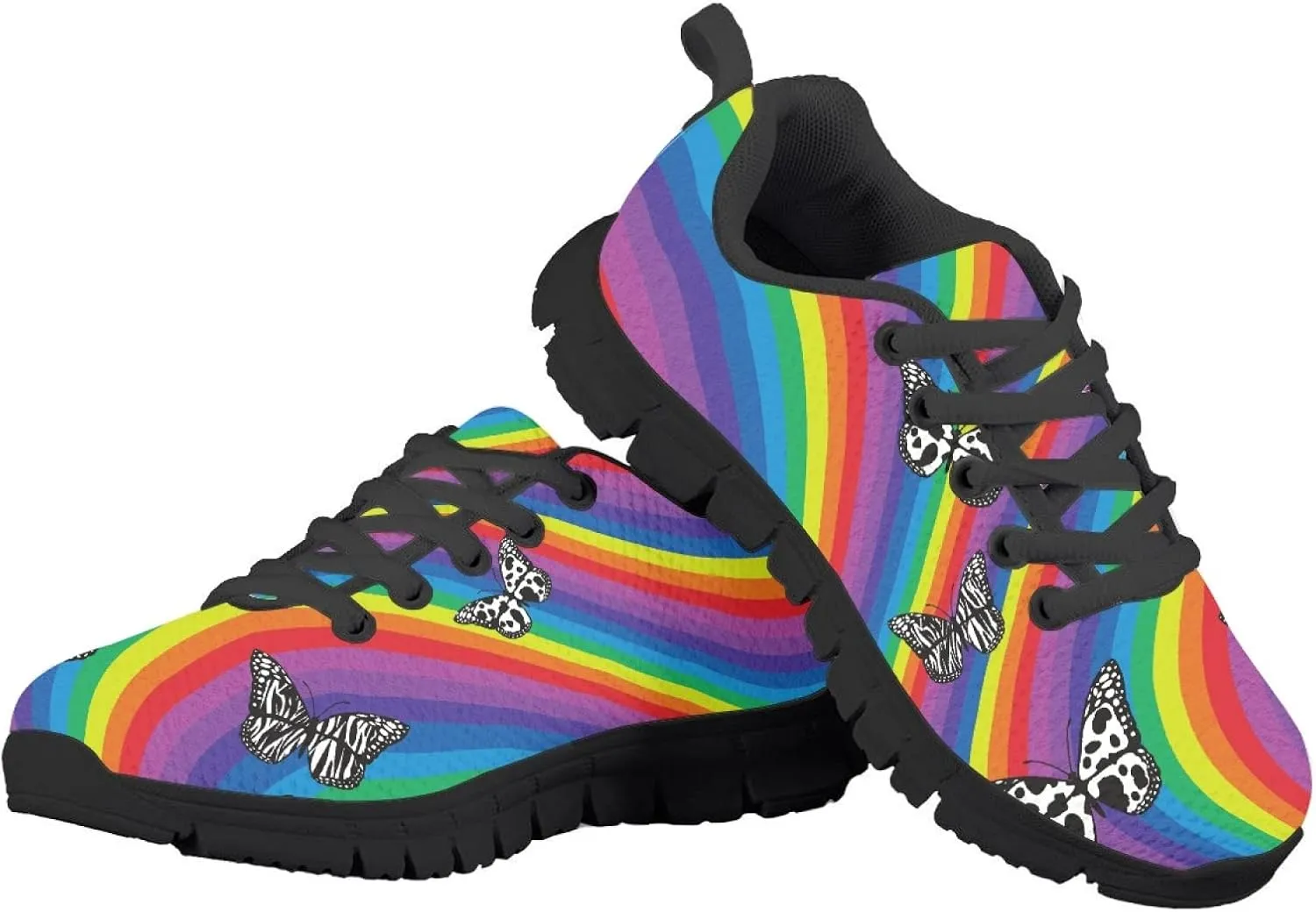 SYtrade Kids Girls Lightweight Tennis Running Sports Athletic Sneakers Lace-Up Shoes