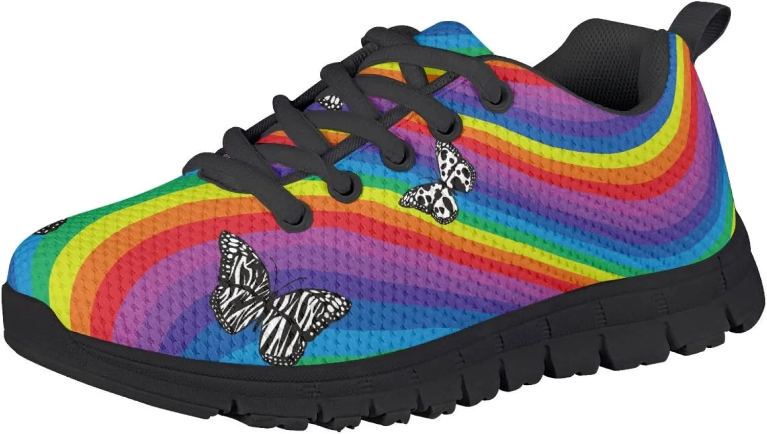SYtrade Kids Girls Lightweight Tennis Running Sports Athletic Sneakers Lace-Up Shoes