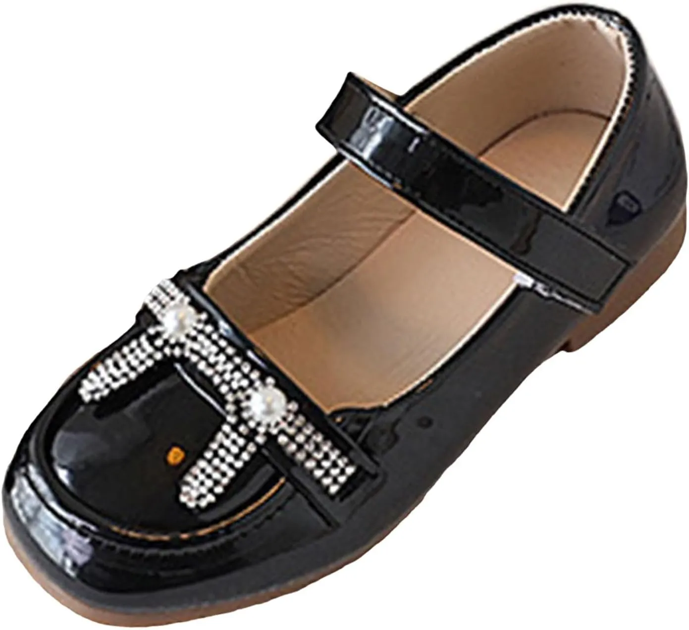 Toddler Girls Sandals French Girls Leather Shoes Spring New Children's Princess Shoes Soft Sole Stylish Performance