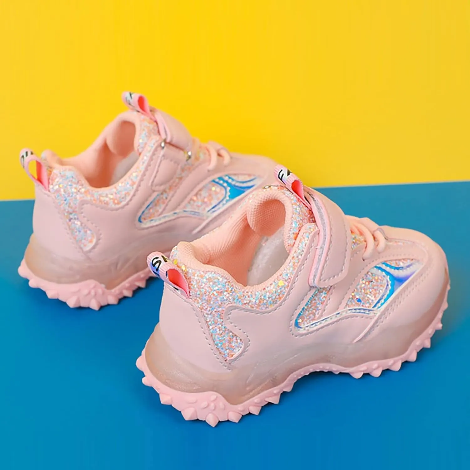 Toddler Sneakers Spring Autumn Non Slip Soft Sole Baby Toddler LED Flashing Lights Shoes Boys Walking Shoes for Kids