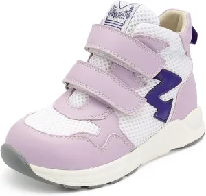 Toddlers Orthopedic Corrective Sneakers for Kids with Arch & Ankle Support,Girls and Boys'High Top Shoes for Flat Foot,Anti-Slip Soles