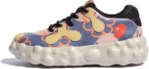 UIN Women's Walking Travel Shoes Slip On Casual Lightweight Wide Toe Chunky Fashion Sneaker Figueras