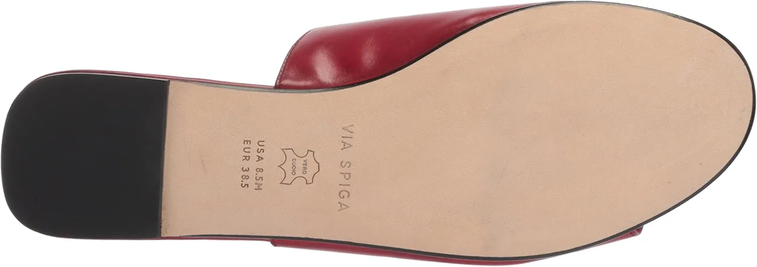 Via Spiga Unisex-Adult Hope Flat Zipper Sandal