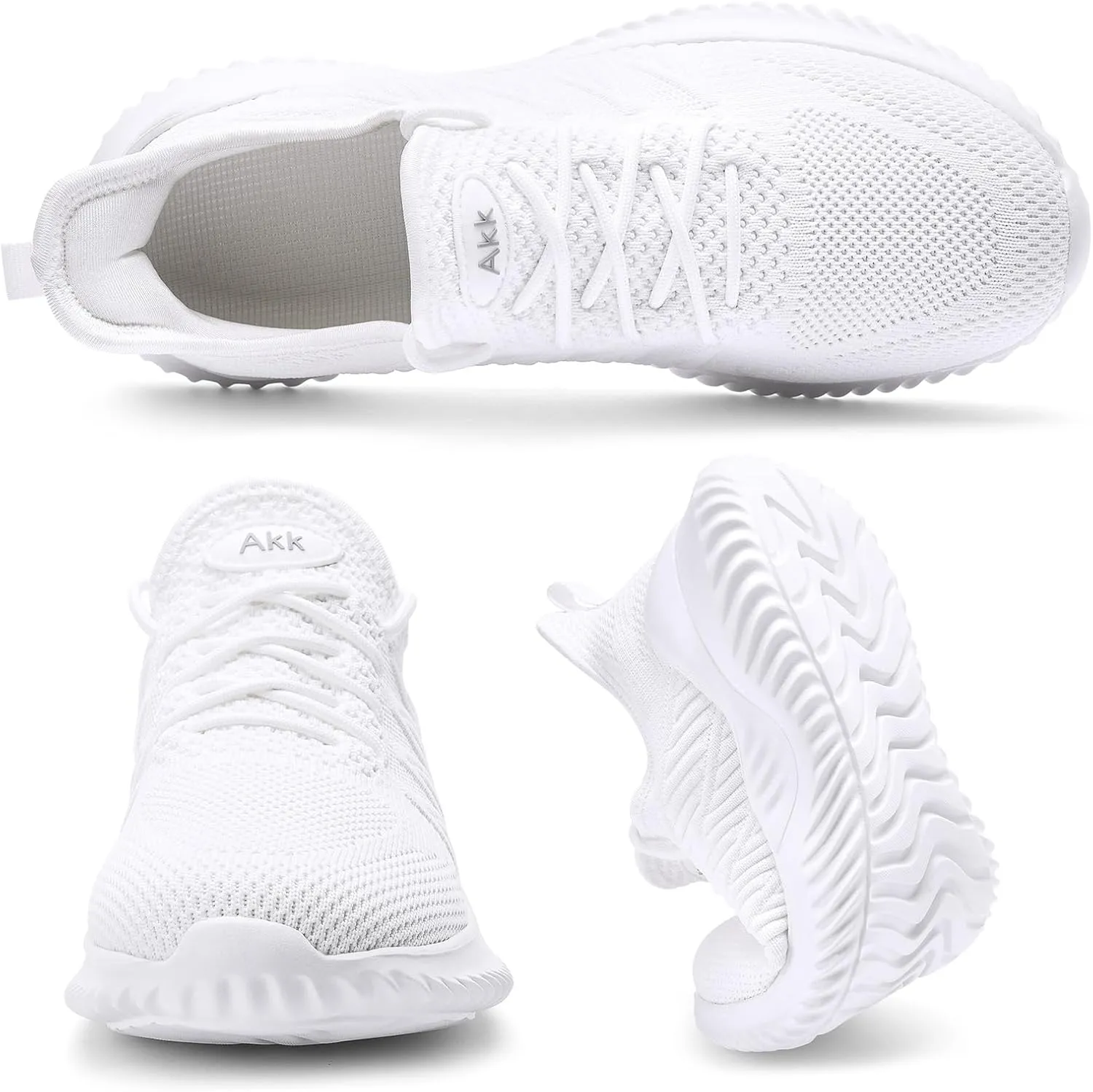 Walking Shoes for Men Sneakers - Slip on Tennis Running Memory Foam Shoes for Athletic Workout Gym Indoor Outdoor Lightweight Breathable Casual Sneakers
