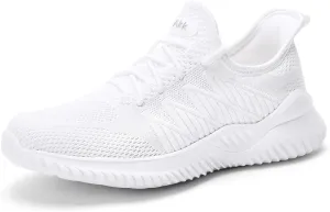Walking Shoes for Men Sneakers - Slip on Tennis Running Memory Foam Shoes for Athletic Workout Gym Indoor Outdoor Lightweight Breathable Casual Sneakers