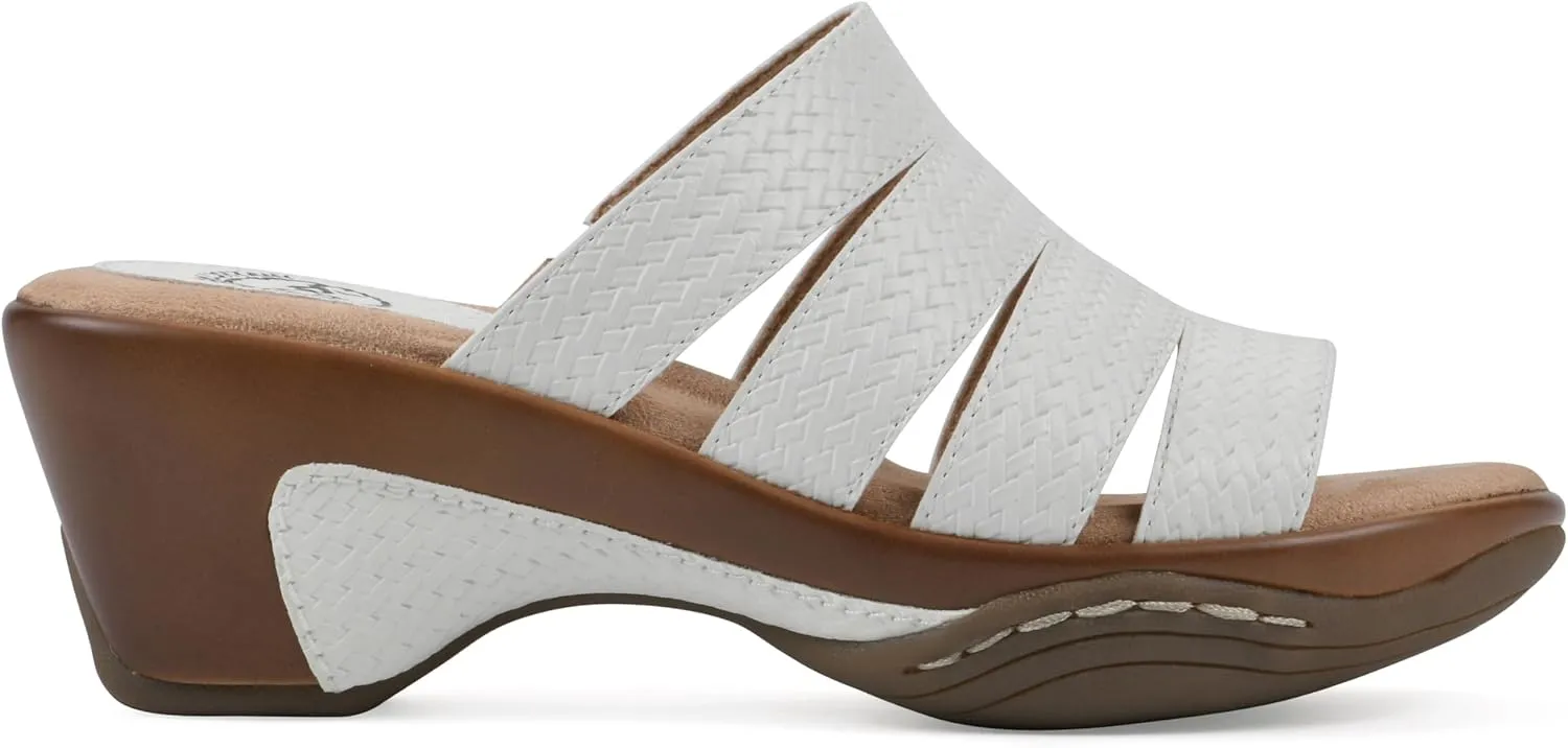 White Mountain Valora Heeled Sandal