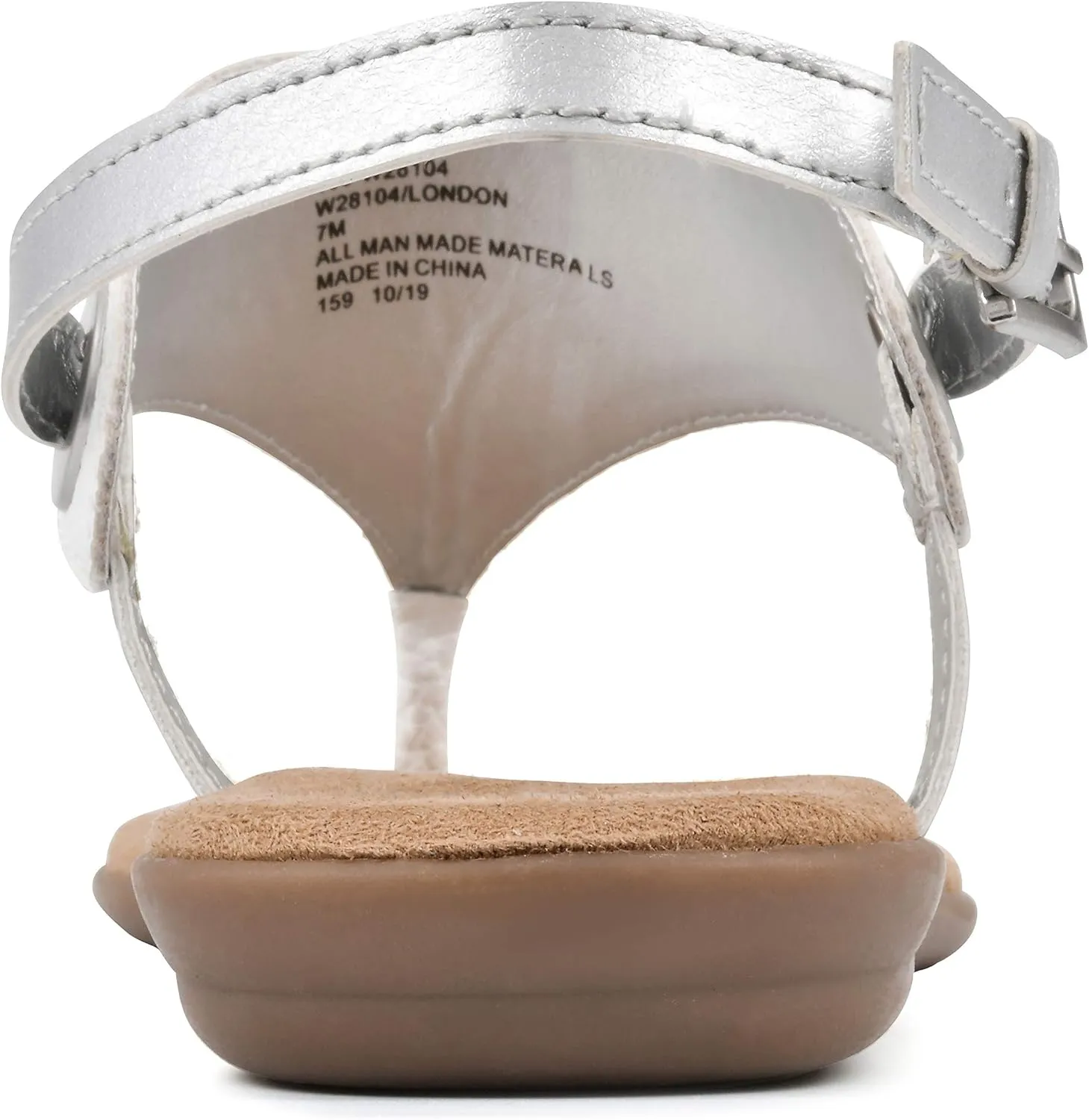 WHITE MOUNTAIN Women's London Flat Sandal