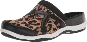 Women's Getup Sport Mule, Black Leopard, 6.5 Wide