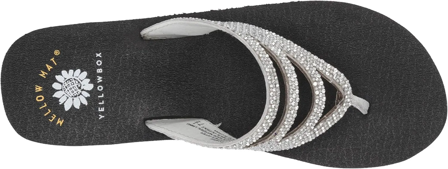 Yellow Box Women's Connie Wedge Sandal, Medium