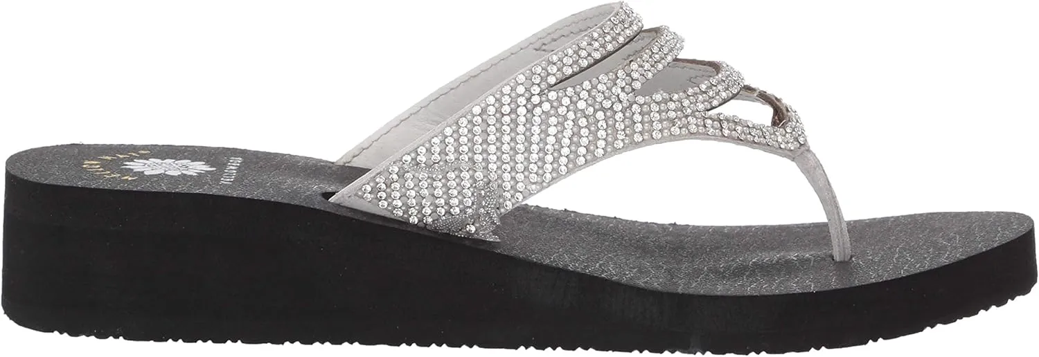 Yellow Box Women's Connie Wedge Sandal, Medium
