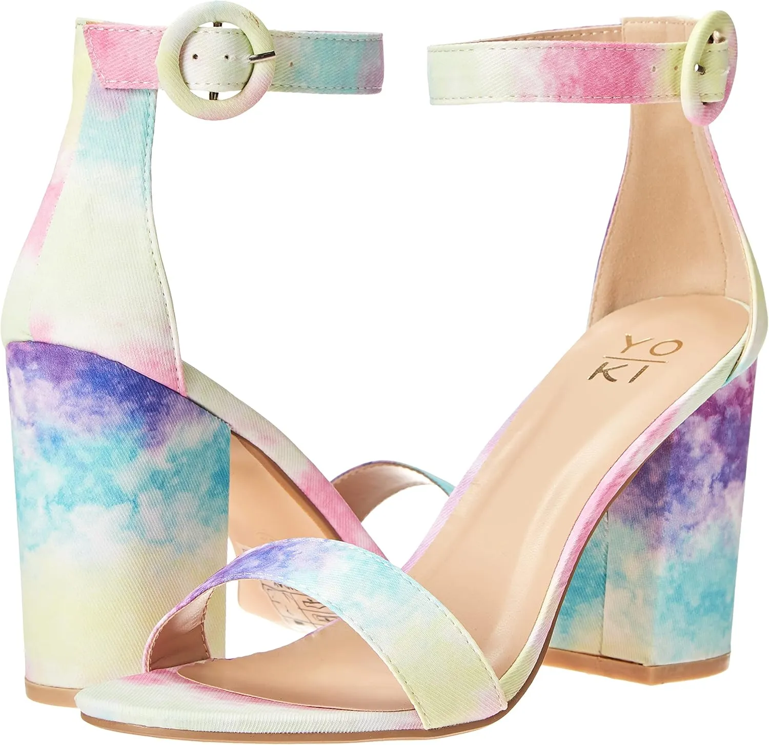 YOKI Women's Comfort Heeled Sandal