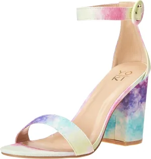 YOKI Women's Comfort Heeled Sandal